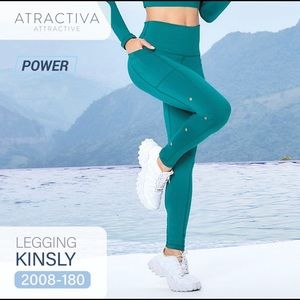 Legging Kinsly Levanta Cola & Top Kinsly Size XL